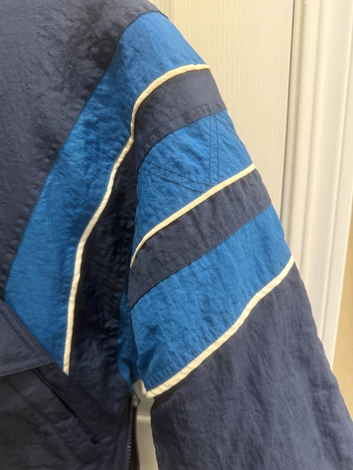 Chaqueta Pullover Vintage Años 90 NBA Azul Starter Niños Jóvenes Mediana Foto 4 de 4