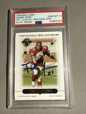 2005 Topps #418 FRANK GORE Rookie PSA 10 DNA/AUTO 10 GEM MINT 💎 LOW POP 49ers