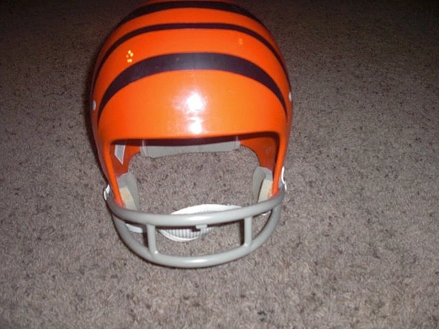 CASCO DE FÚTBOL AMERICANO ACOLCHADO L Rawlings adulto Rawlings de colección de los años 80 ¡Afilado! Foto 3 de 4