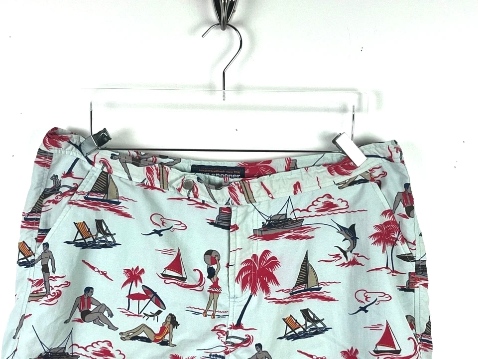 Reyn Spooner Swim Shorts Mens 38 Blue Gray Aloha Hawaii Surf Beach Board Trunks - Image 4 of 4