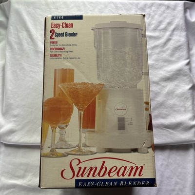 Sunbeam East-Clean 2-Speed Blender Model 4144 Vintage 90s/00s NOS Open Box 48oz