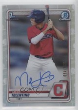 2020 Bowman Draft Chrome Picks Refractor /499 Milan Tolentino #CDA-MT Auto 16s2