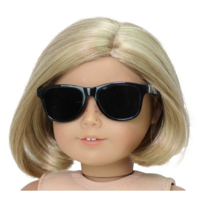 Black Wayfarer Style Doll Sunglasses 18'' Doll Clothes Fits American Girl Doll