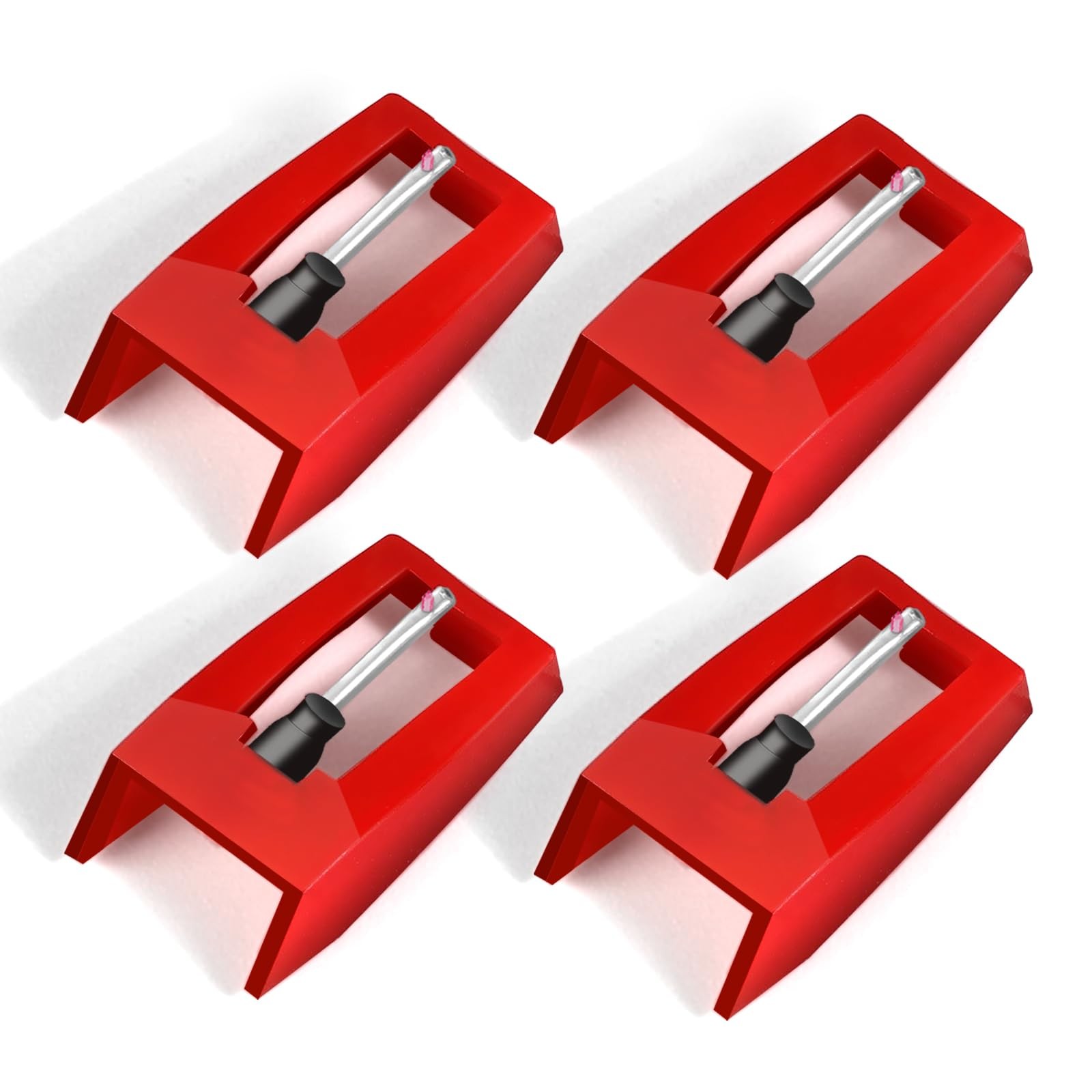 4Pcs Record Player Needle for Crosley, Victrola, ION, LP, Premium Universal