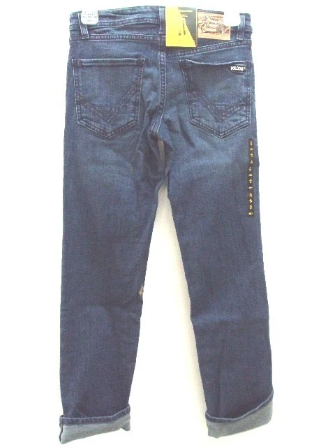 NEW VOLCOM BIG YOUTH VORTA STRAIGHT FIT FALSE BLUE DENIM JEANS PANT 10-12 A275  - Image 3 of 4