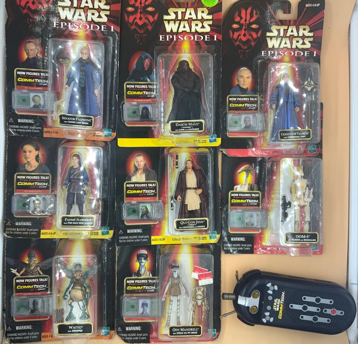 Star wars episode 1 commtech action figures list outlet