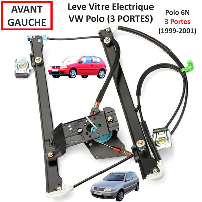 Mécanisme De Lève-vitre électrique Pour Volkswagen Corrado 2 Portes Avec Moteur - Pièce Neuve