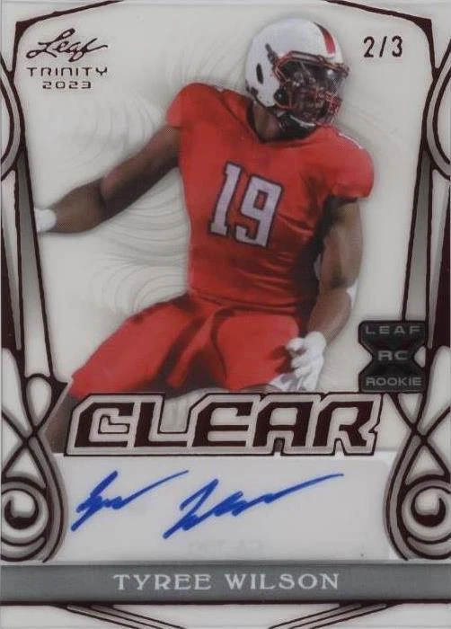 2023 Leaf Trinity Tyree Wilson #CA-TW1