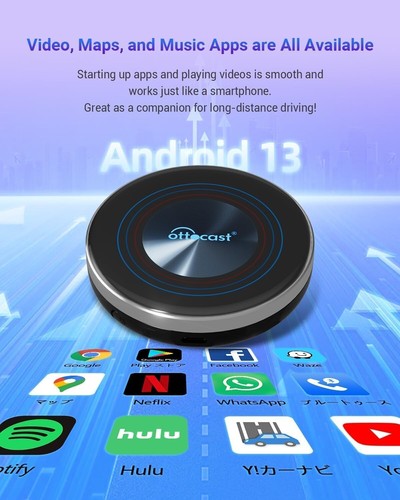OTTOCAST I3 BMW Video AI Box APP Schermo Diviso Google Store Wireless CarPlay - Foto 2 di 12