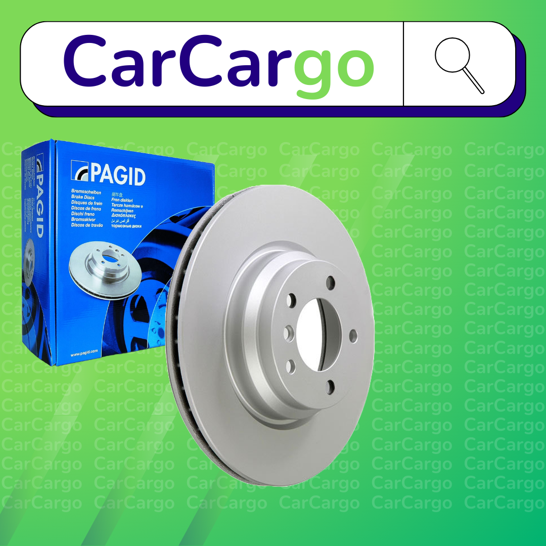 Pagid Vented Front Brake Discs Pair For BMW 3 Series 325d 2006-2013 330 mm