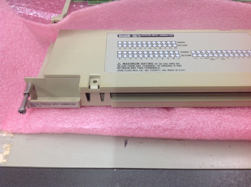 Fluke 2280A-179 Digital Status Input Connector Module, Removed 2280B Datalogger - Image 2 of 4