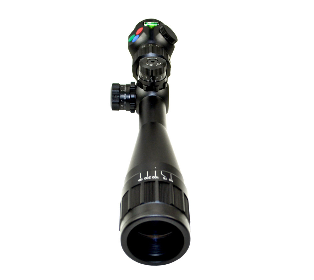PRESMA Rifle Scope 6-24x50 AOL RGB Tri Illumination RXR Reticle (EX6 ...