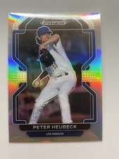 2022 Prizm Draft Picks #PDP164 Peter Heubeck Los Angeles Dodgers Baseball Card