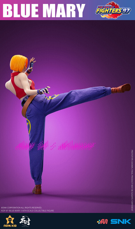 Tunshi Studio 1/6 The King Of Fighters'97 Blue Mary Action Figure