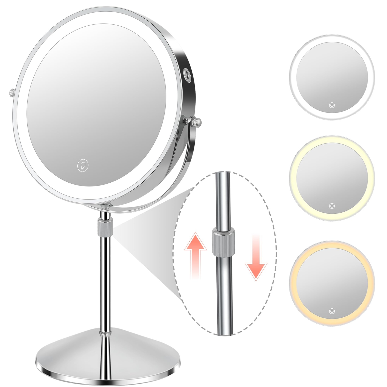 10X Magnifying LED Makeup Mirror 8