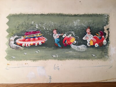 Rare DISNEY Vintage 1953 Annual Book Art Dean & Son #3 Animation Donald Duck