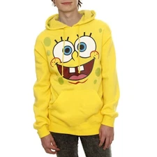 SpongeBob Squarpants Face Adult Hoodie