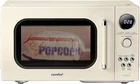 COMFEE Retro Compact Microwave Oven with 9 Presets, 900W, Apricot Color