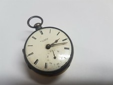 Verge Fusee "M. J. Tobias, Liverpool" Silver Case Pocket Watch