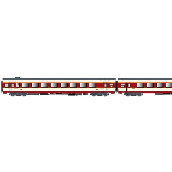 LS MODELS HO 40084DC set de 3 voitures Grand Confort "Etendard" SNCF