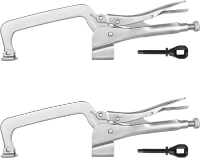 Bench Clamp 14-Inch, Inserta Pliers with M8 Bolts, Welding Table Locking Clamps,