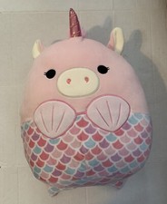 NEW Squishmallow 2020 14" MAKENA The Pink Unicorn Mermaid HTF NWT