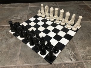 ceramic tile chess board