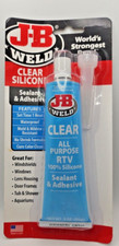 JB Weld 31310 Clear RTV Acetoxy Silicone Sealant - 3 Oz.