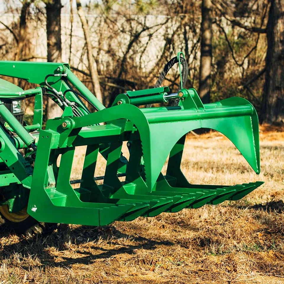 Titan Attachments 60" grau 50 balde econômico garra raiz compatível com John Deere - Imagem 4 de 4