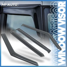 Tape-On Window Visor Shade Vent Wind Rain Deflector Guard for 10-13 Kia Soul Am