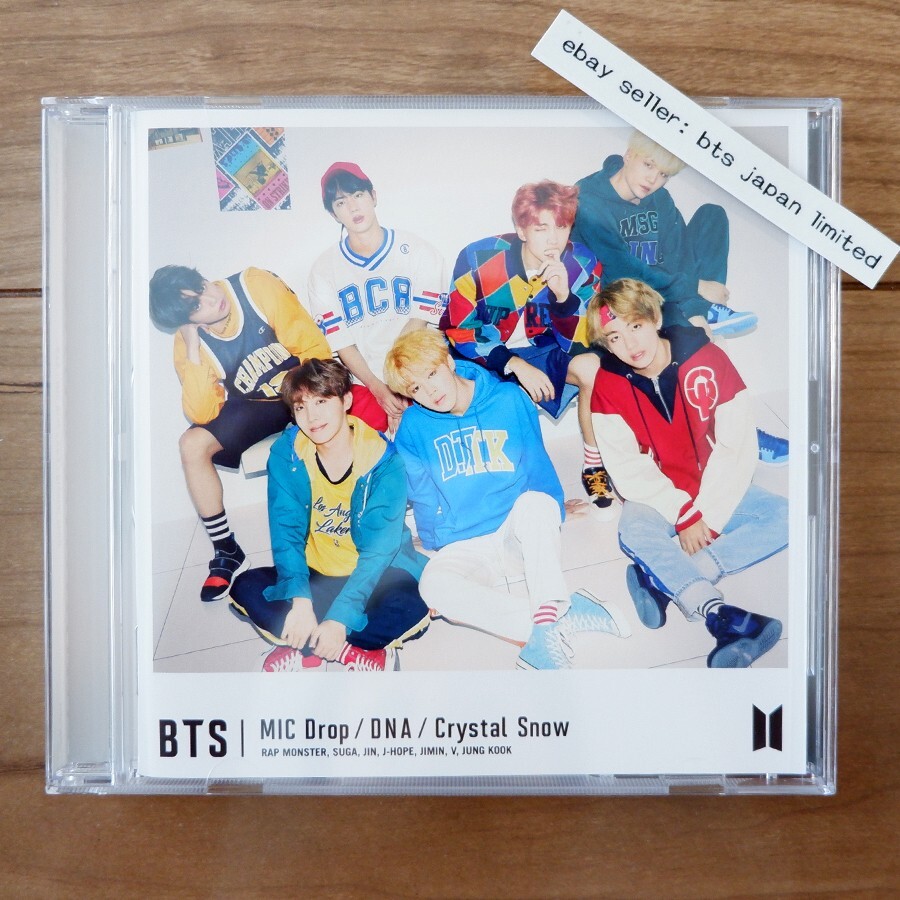 BTS MIC Drop DNA Crystal Snow A B C ver. 4 CD DVD Official
