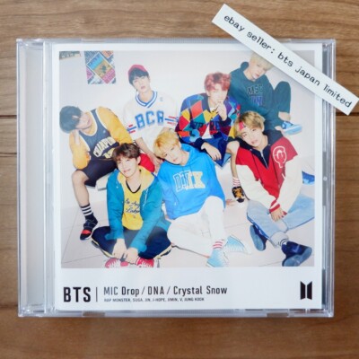 BTS MIC Drop DNA Crystal Snow A B C ver. 4 CD DVD Official Photo