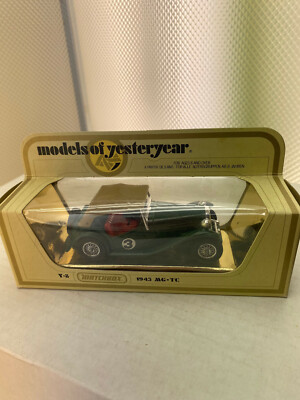 1978 MATCHBOX LESNEY MODELS OF YESTERYEAR 1:35 SCALE Y-8 GREEN 1945 MG TC NEW