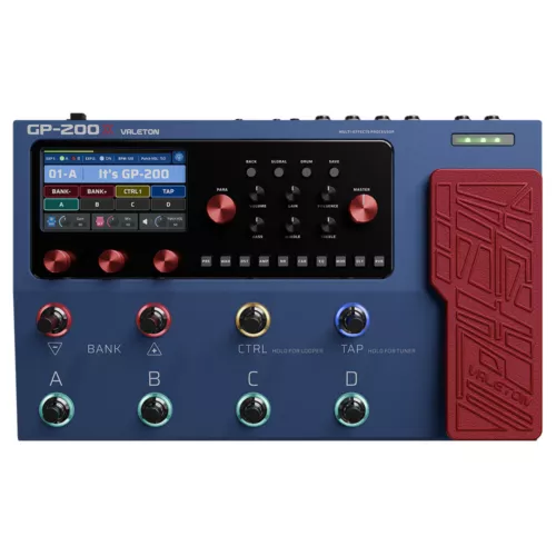 Valeton GP-200X Guitar Bass Amp IR Cabinet FX Loop MIDI I/O Expression Stereo