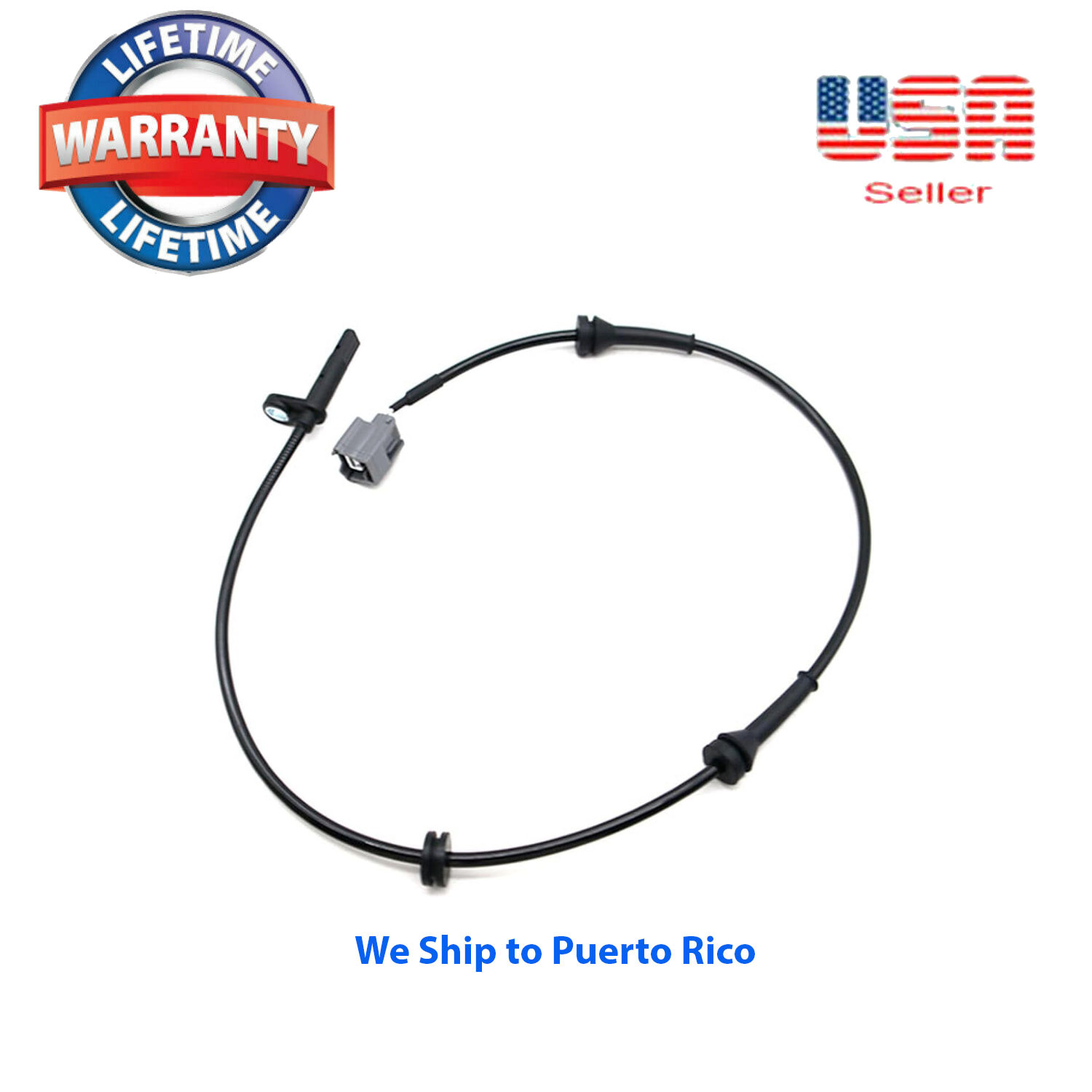 ABS Wheel Speed Sensor Rear Fit Nissan Rogue 2015-2017 Rogue Select 2015 AWD