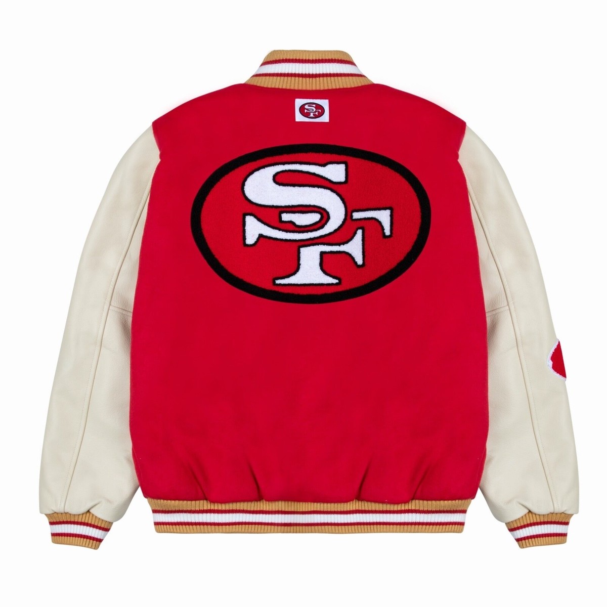 49ers x GOLF WANG Letterman Varsity Jacket NFL S Small IN HAND
