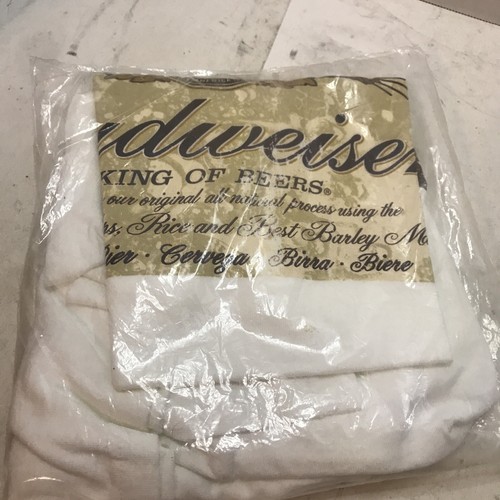 Vintage Budweiser King of beers T-Shirt Men's Size XL White  - Picture 2 of 2