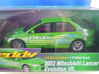 ERTL 2002 Mitsubishi Lancer Evolution VII American Muscle Greddy 1