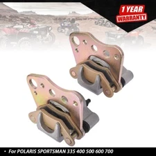 Front Brake Calipers Left Right w/Pads For POLARIS SPORTSMAN 335 400 500 600 700