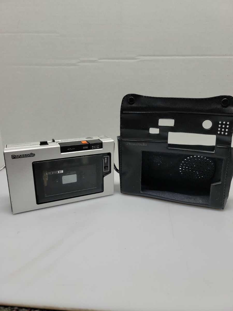 Vintage Panasonic RQ-212DS Cassette Tape Recorder Player w Case