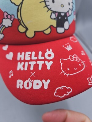 【KITTY】 Hello Kitty X Rody Red Snapback Hat Trucker Hat Cap Kids Youth | eBay