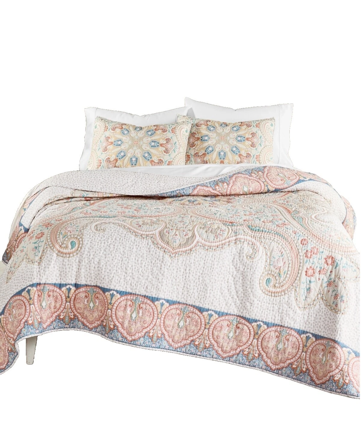 Martha Stewart Cotton Paisley Quilts