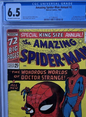 Amazing Spider-man Annual #2, CGC 6.5, Key 1st Appearance Of Xandu - Picture 2 of 4