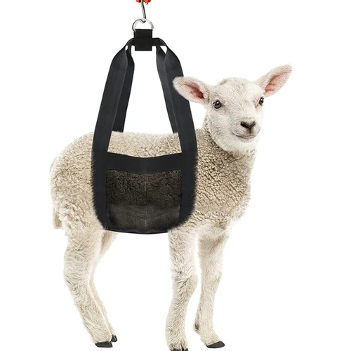 Sheep Lifting Sling Lamb Weighing Sling Livestock Sling Adjustable Strap
