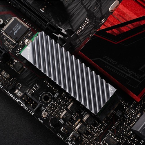 M.2 2280 SSD Hard Disk Aluminum Heat Sink with Thermal Pad for Desktop PC UK - Bild 3 von 6