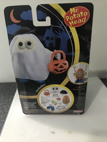 Mr. Potato Head Trick or Tater Halloween Set 2008 NIP Glow Eyes Ghost Costume - Picture 6 of 9