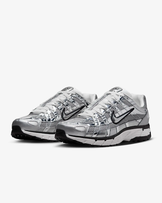人気 ☆NIKE☆ P-6000 LLIC SILVER Nike P-6000 New Metallic Silver Men's Sneakers Size 9 US