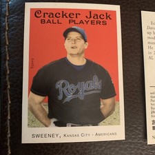 2004 Topps Cracker Jack Baseball Card #142 Mike Sweeney