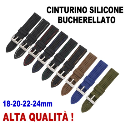 Cinturino Lusso 19mm 20mm 21mm 22mm Cinturino Orologi REZERO In Pelle Con Motivo Alligatore - Sgancio Rapido, Per 19mm, 20mm, 21mm, 22mm Cinturino Pelle 20mm 21mm