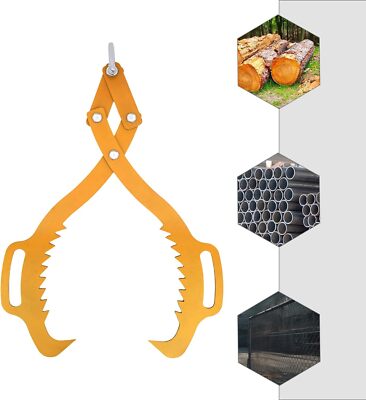 Claw Hook, Log Lifting Tongs, Heavy Duty Grapple Timber Claw Klaue Haken